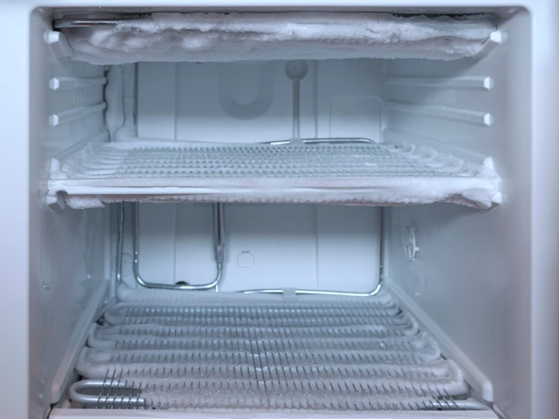 The refrigerator automatically slows down