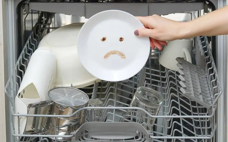 تمیز نشستن ظرف در ماشین ظرفشویی