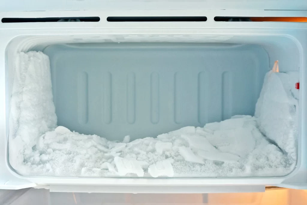 What can we do to prevent the refrigerator from frosting