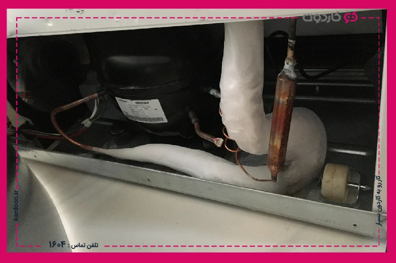The effect of compressor pipe freezing on refrigerator performance