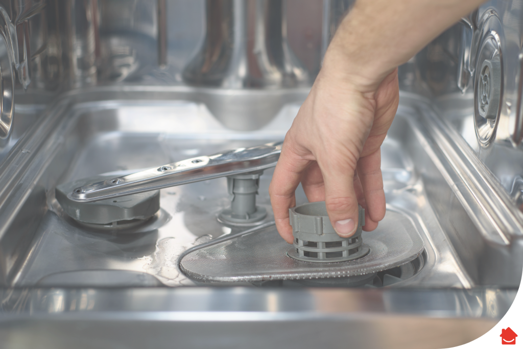 How to drain the dishwasher salt