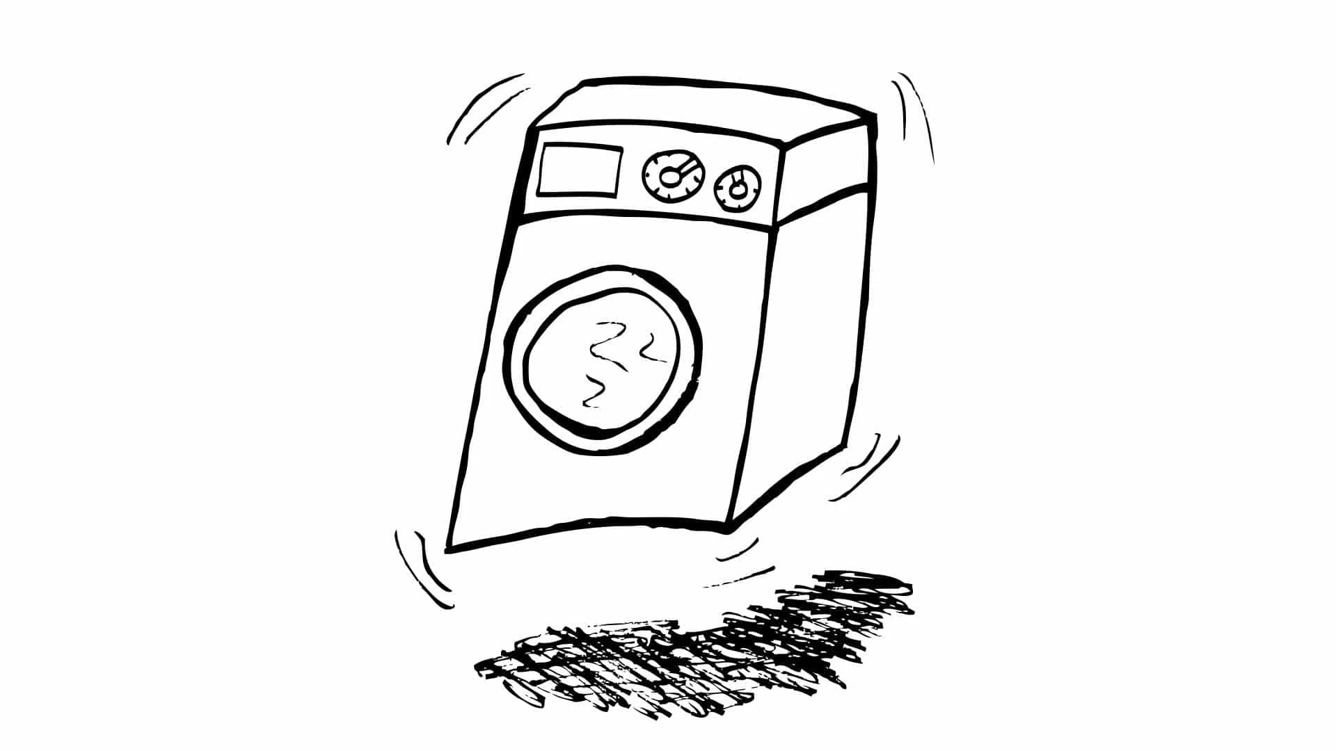 چرا ماشین لباسشویی می لرزه؟