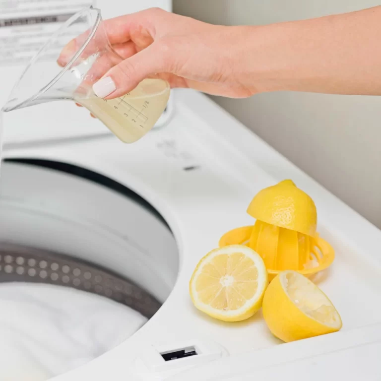 تمیز کردن ماشین لباسشویی با وایتکس