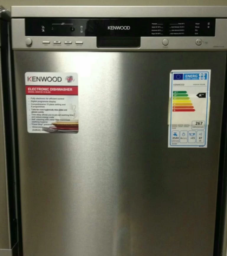 The meaning of the words on the Kenwood dishwasher