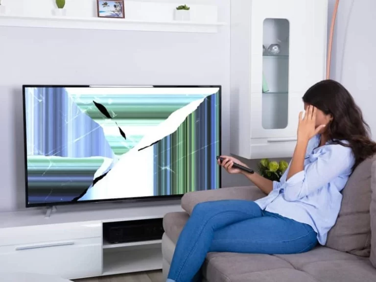 Can a damaged TV be repaired؟