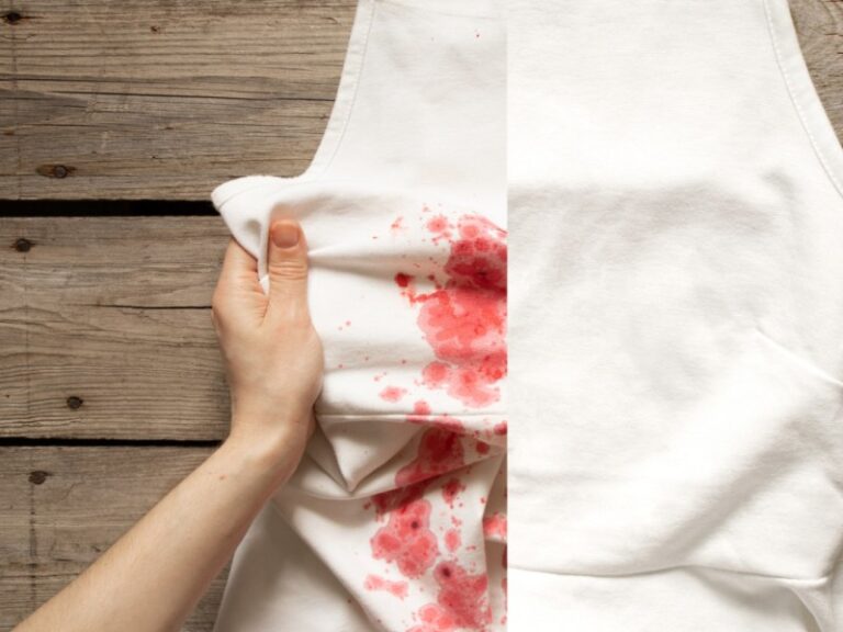 Removing old blood stains