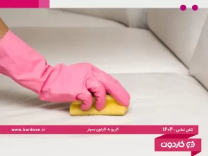 Washing and removing dried blood stains from different surfaces