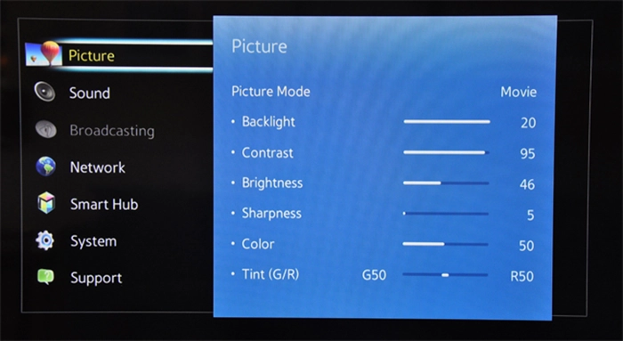 Reasons for the Samsung TV picture to be black