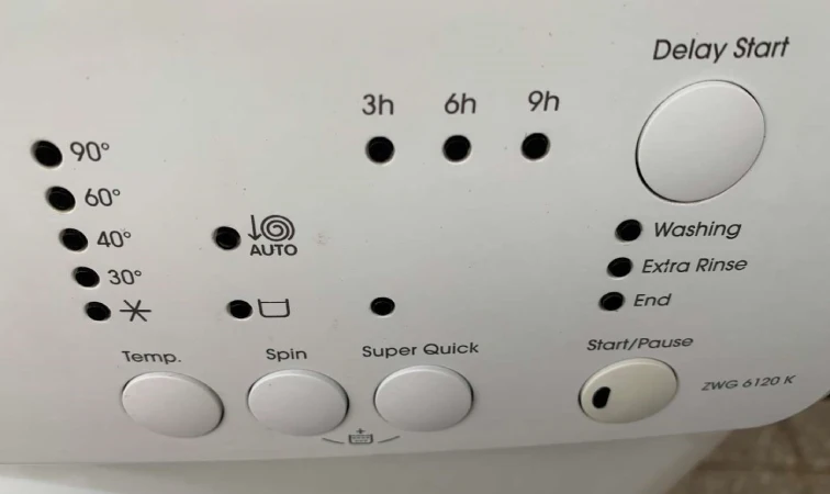 برنامه‌های ماشین لباسشویی زانوسی
