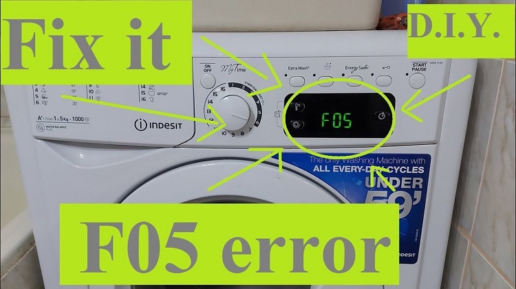 How to fix all types of Indizet washing machine errors