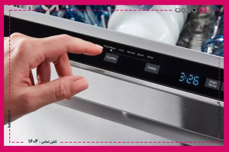 How does an extra rinse improve the performance of the dishwasher