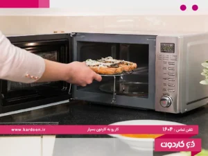 Pizza cooking buttonLG microwave oven