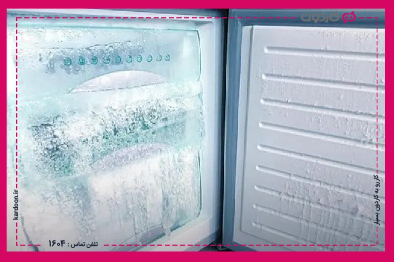 Investigating the main causes of freezing of the refrigerator body