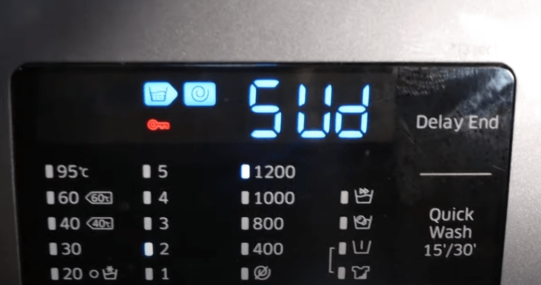 Investigating the cause of the Samsung washing machine sud error