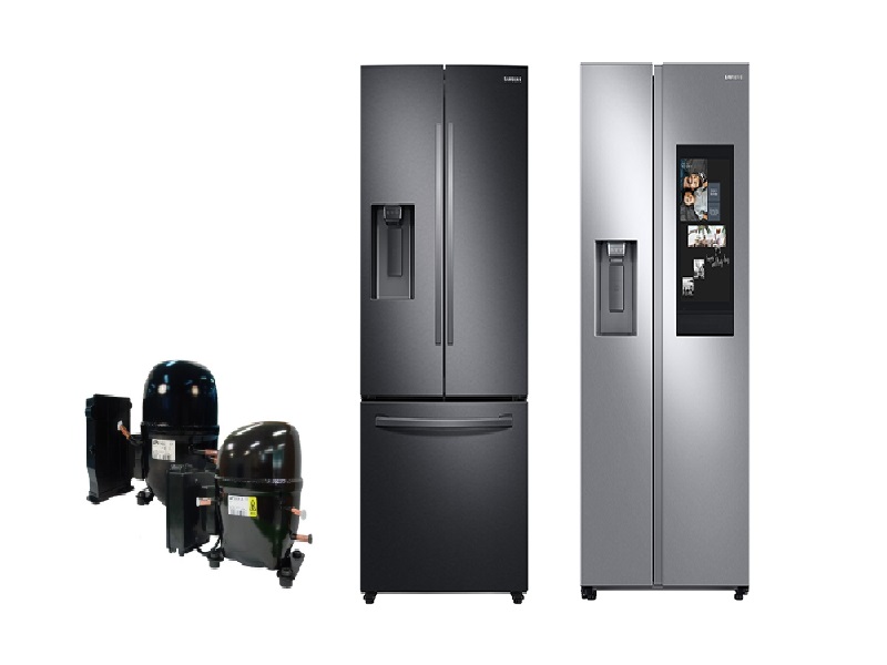 What is the difference between a normal compressor and an inverter refrigerator?