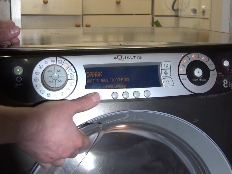 Common reasons for changing the language of the Ariston washing machine