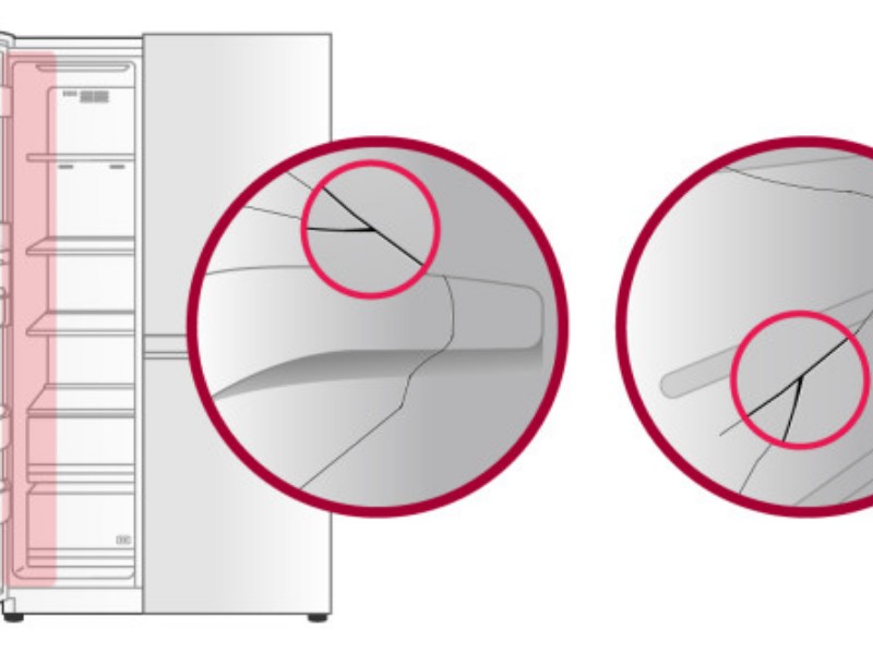 دلایل ایجاد ترک در بدنه یخچال چیست؟