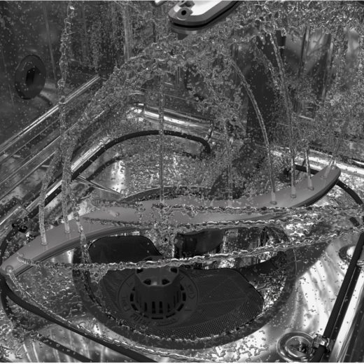 Investigating dishwasher geysers and their performance